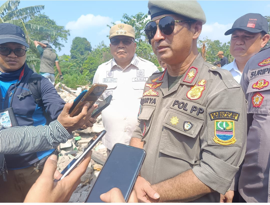 Penertiban Bangunan Liar di Bantaran Sungai Mendukung Kelancaran Pembangunan Infrastruktur Irigasi di Kabupaten Bekasi