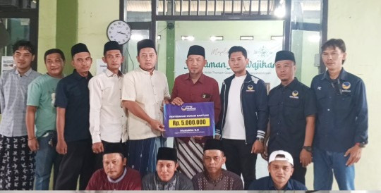 NasDem Bergerak untuk Pendidikan Umat, Bantuan Sosial Disalurkan ke Yayasan dan Ponpes di Tambun Utara