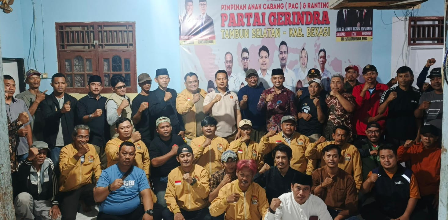 Gerindra Tambun Selatan Bulat Dukung H. Dulloh Syafe'i Maju di Pilkades Sumberjaya