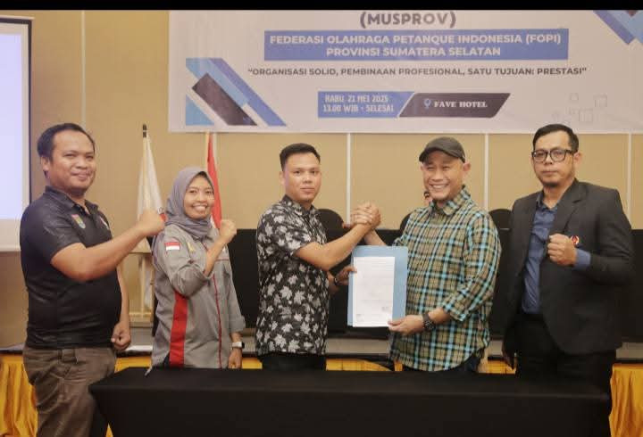 Rachmat Hidayat Terpilih Aklamasi sebagai Ketua FOPI Sumsel 2025–2029