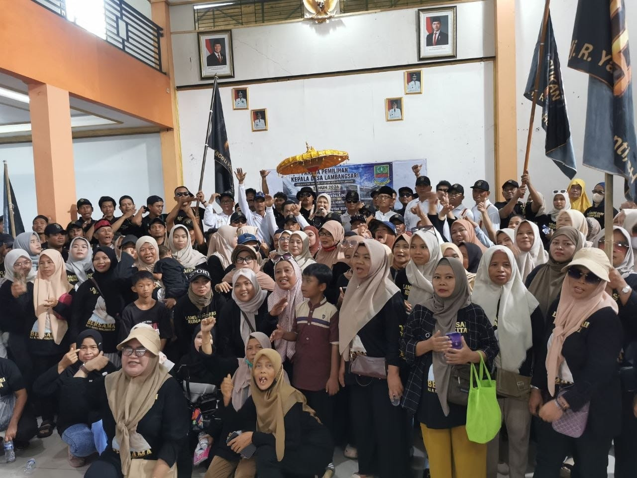 Diantar Ratusan Pendukung, Hj. Yaceu Herliyanti Resmi Daftar Pilkades Lambangsari 2026