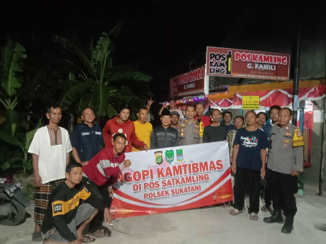 Awal Tahun 2025: Ngopi Kamtibmas Digelar Polsek Sukatani