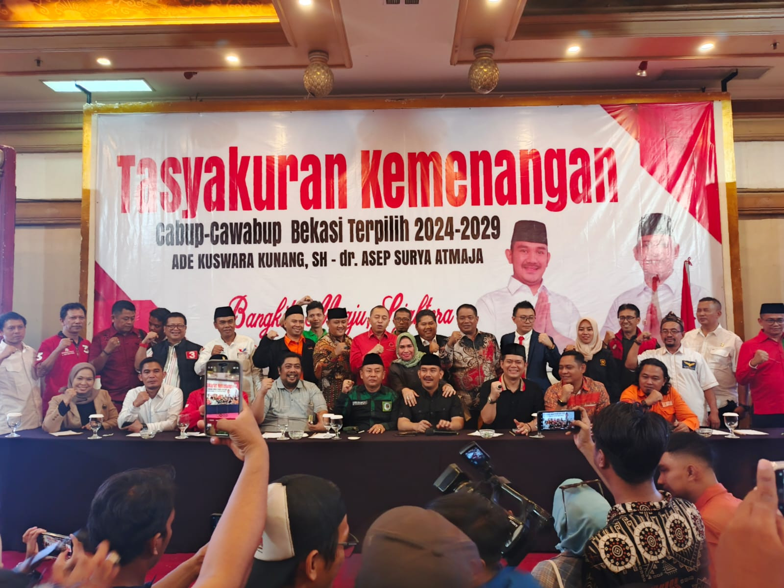 Ade Kuswara - dr. Asep Gelar Tasyakuran Kemenangan Pilkada