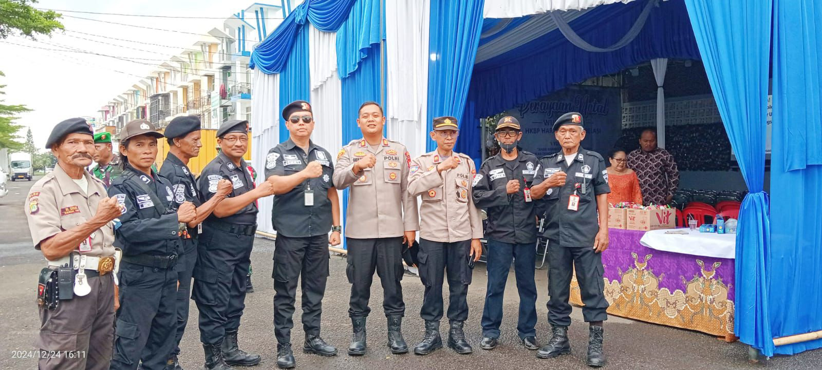 Jelang Misa Natal, Polsek Tarumajaya Gandeng Warga dan Forkopimcam Amankan Gereja