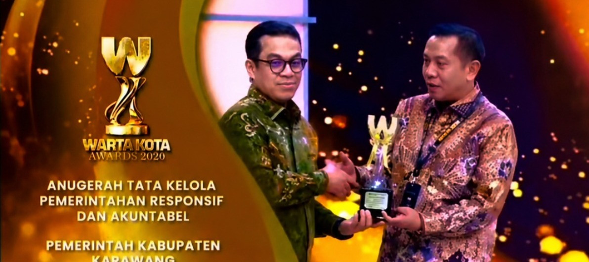 Pemkab Karawang Raih Anugerah Tata Kelola Pemerintahan Responsif dan Akuntabel, Bukti Komitmen Tingkatkan Pelayanan Publik