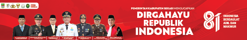 Ucapan Hari Jadi Kabupaten Bekasi ke 76 dan Kemerdekaan Republik Indonesia ke 81