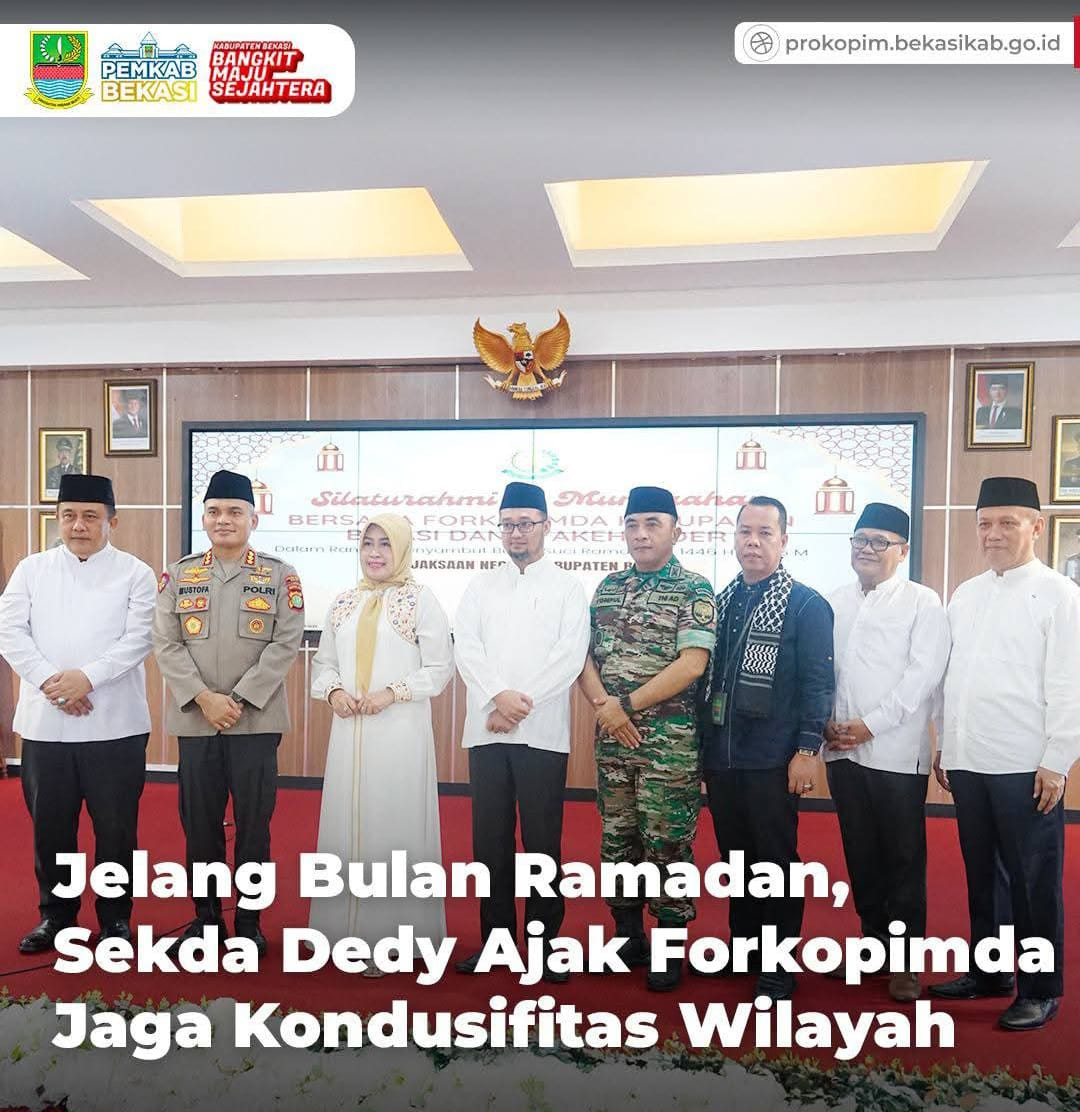 Sekda Kabupaten Bekasi Hadiri Silaturahmi dan Munggahan Jelang Ramadhan 1446 H