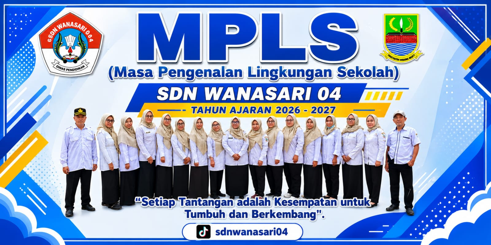 Antusias Orang Tua Warnai Hari Pertama MPLS 2026 di SDN Wanasari 04 Cibitung, Awal Pembentukan Karakter dan Kemandirian Siswa Baru