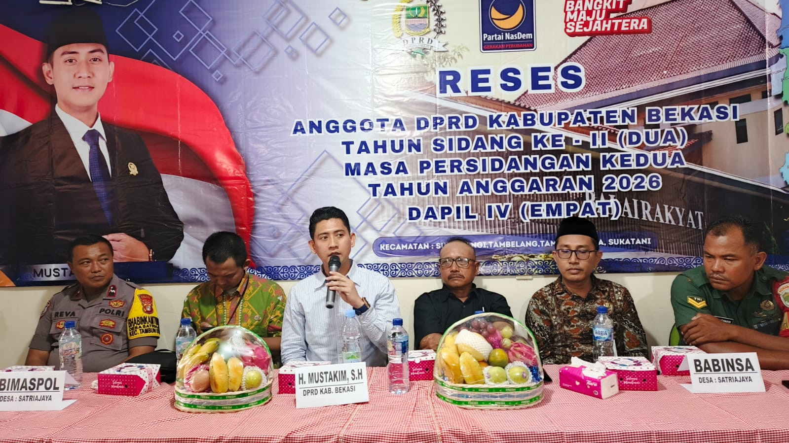 Reses H. Mustakim di Tambun Utara, Warga Graha Prima Soroti Banjir dan Infrastruktur