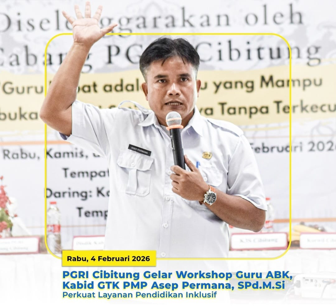 PGRI Cibitung Gelar Workshop Guru ABK, Dinas Pendidikan Kabupaten Bekasi Perkuat Layanan Pendidikan Inklusif