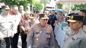 Kapolri Hadiri Bakti Kesehatan di Simpangan, Ribuan Warga Nampak Antusias